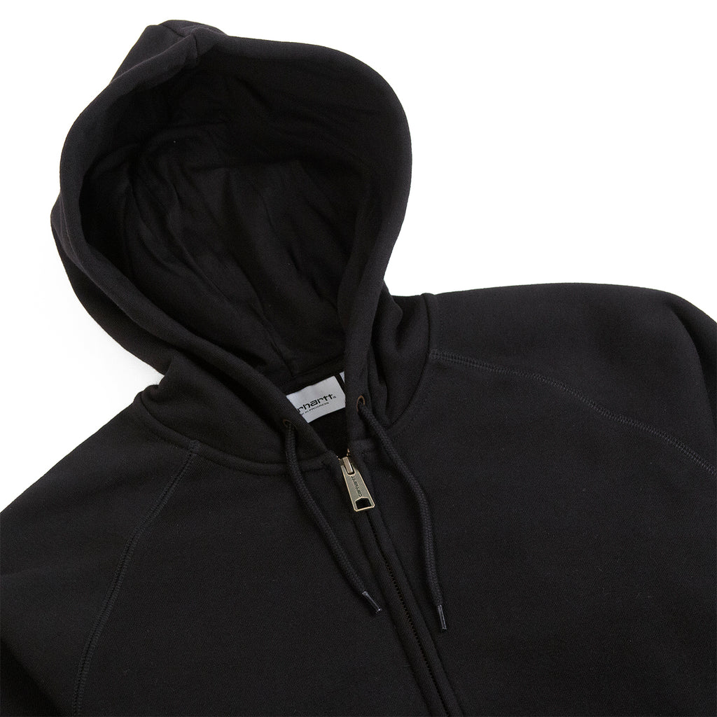 Carhartt WIP Hooded Chase Jacket in Black / Gold - Detail