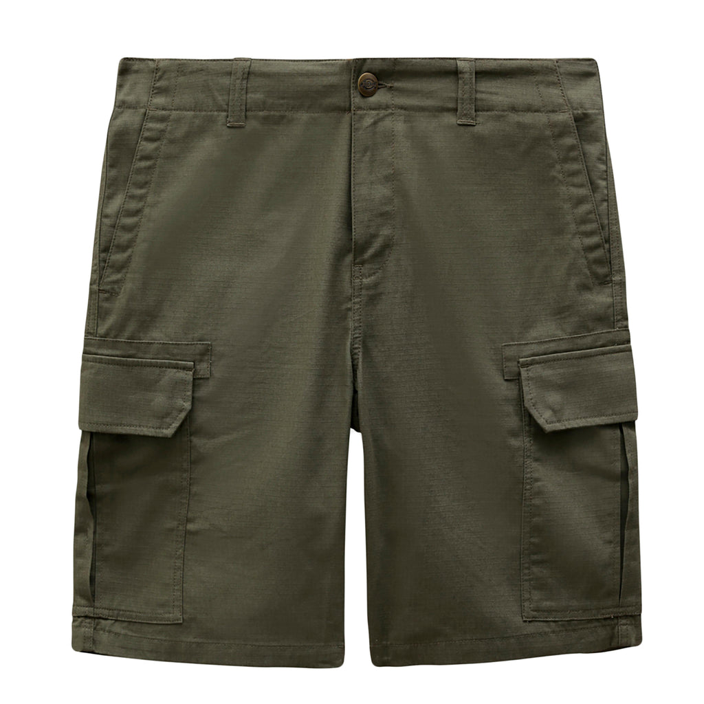 Dickies Millerville Shorts in Military Green - Front