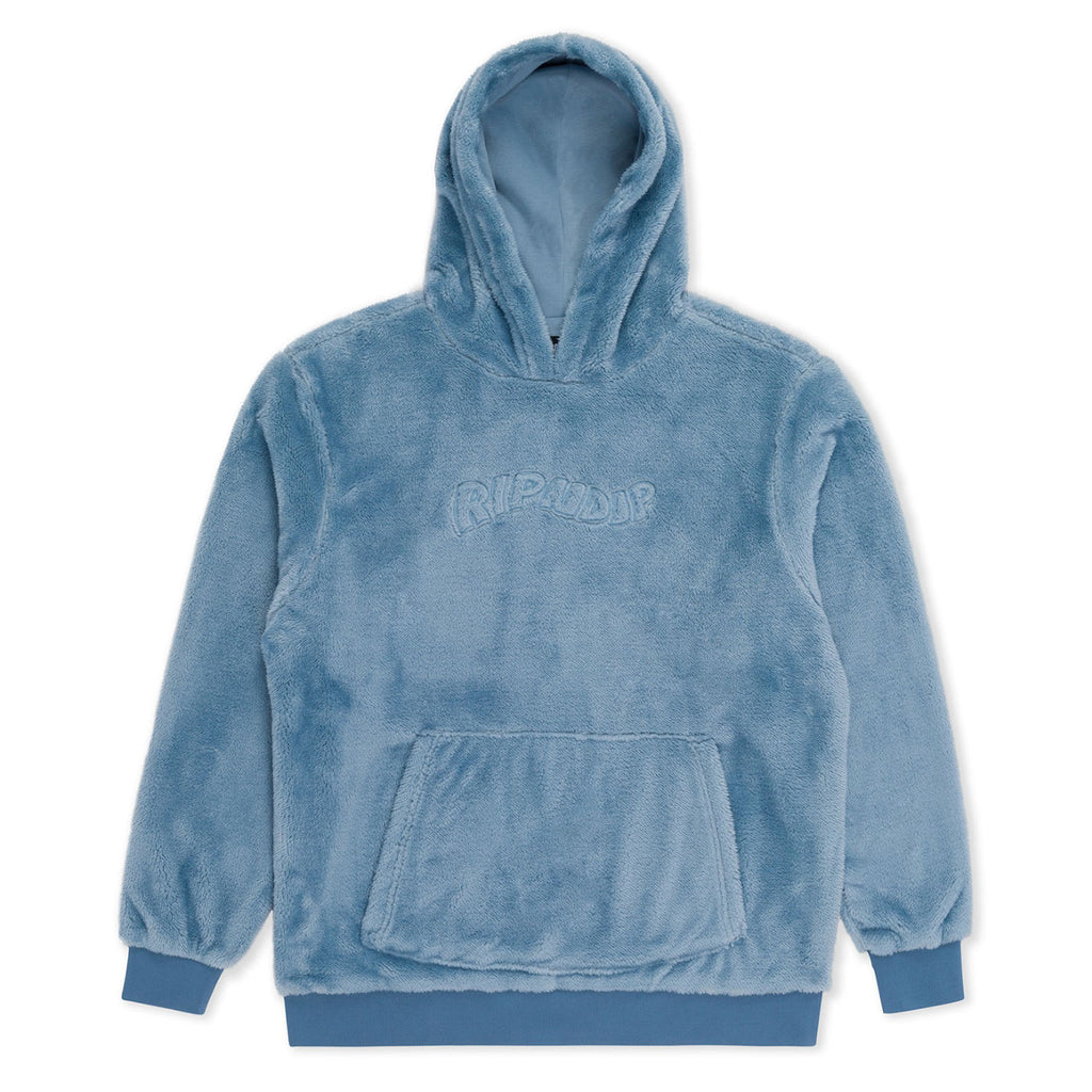 RIPNDIP Wave Sherpa Hoodie - Light Slate