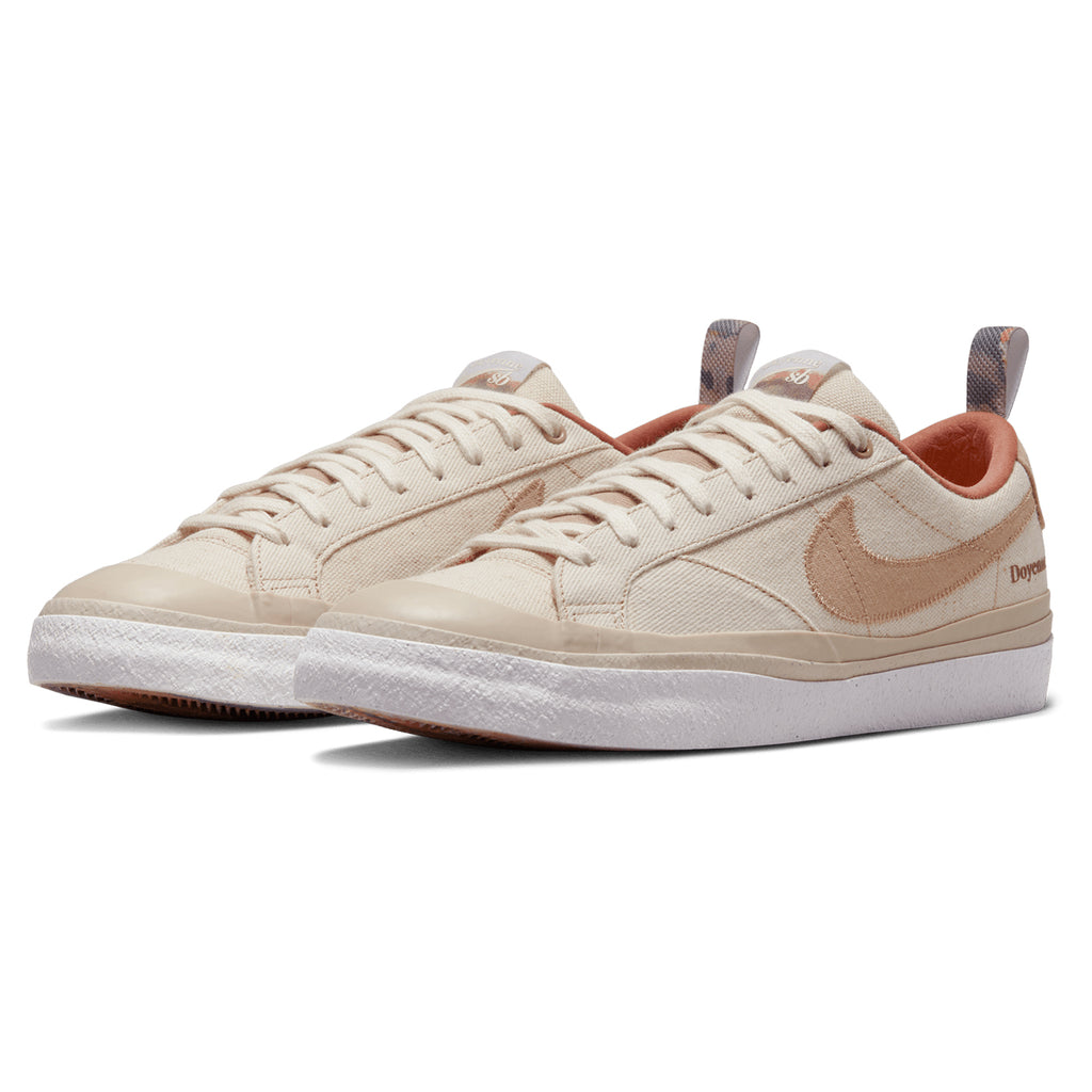 Nike SB x DOYENNE Zoom Blazer Low Shoes - Coconut Milk / Rattan - Limestone - Rattan - pair