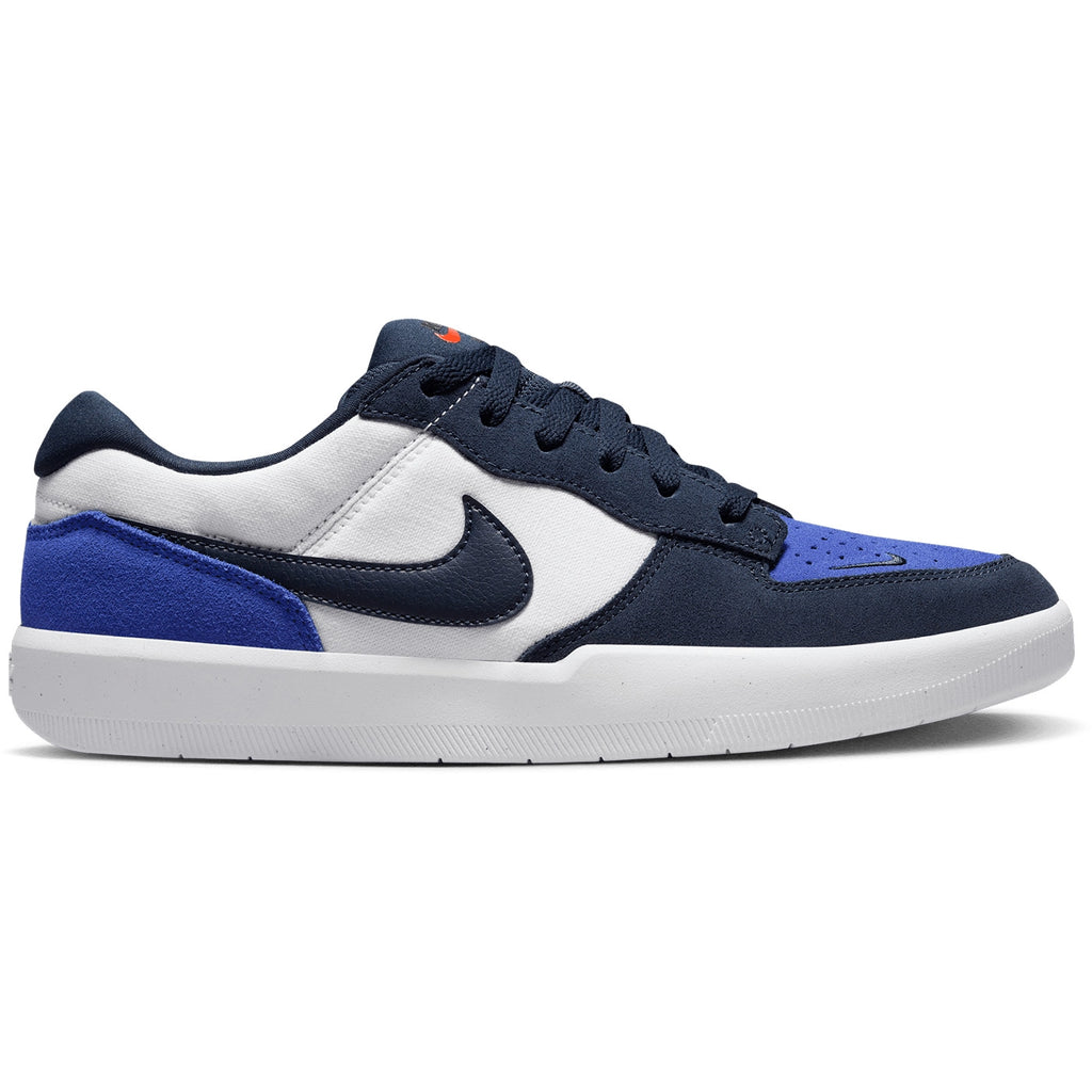 Nike SB Force 58 Shoes Obsidian Obsidian White Hyper Royal