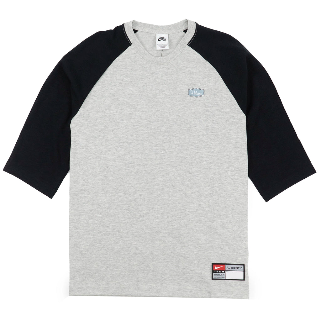 Nike SB x MLB LA Baseball Raglan T Shirt - Grey / Black