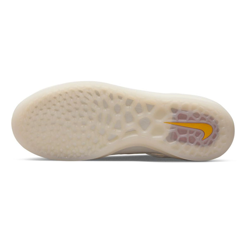 Nike SB Nyjah 3 Shoes - Summit White / Black - Tour Yellow - sole