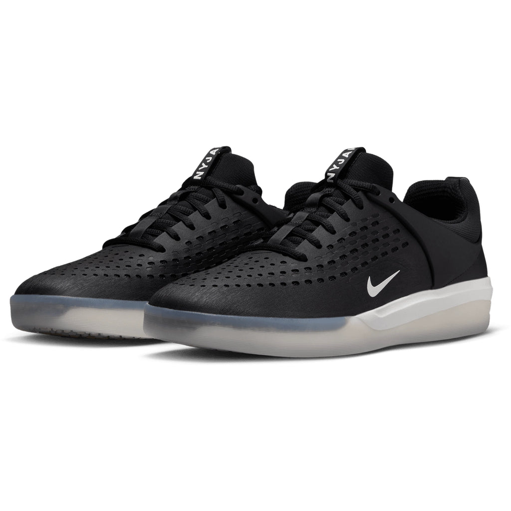 Nike SB Nyjah 3 Shoes - Black / White - Black - Summit White - pair