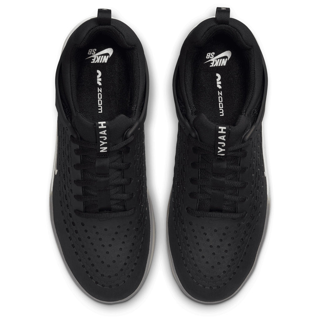 Nike SB Nyjah 3 Shoes - Black / White - Black - Summit White - top