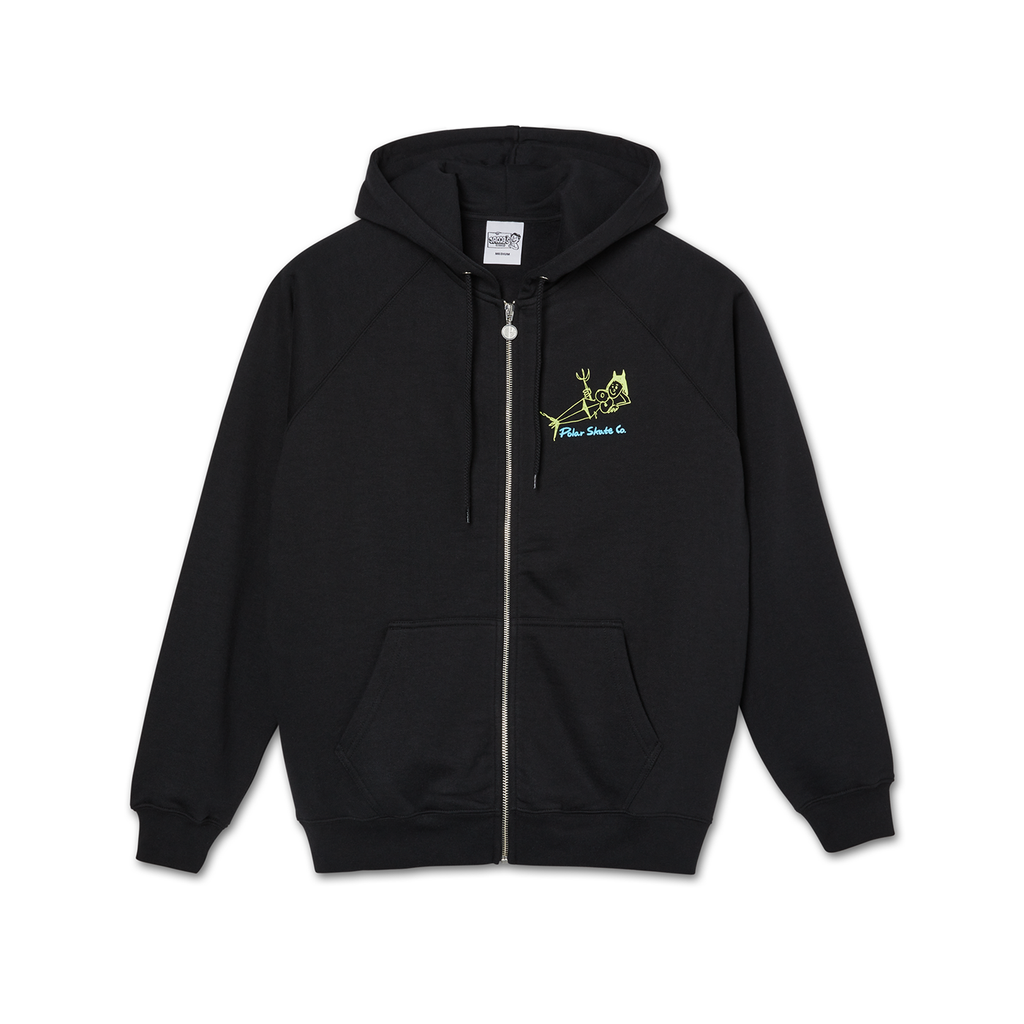 Polar Skate Co Devil Woman Zip Hoodie - Black