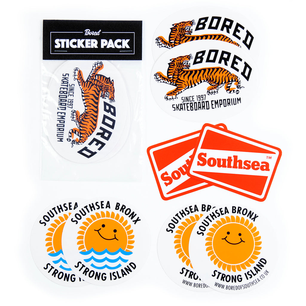 Bored of Southsea Sticker Pack