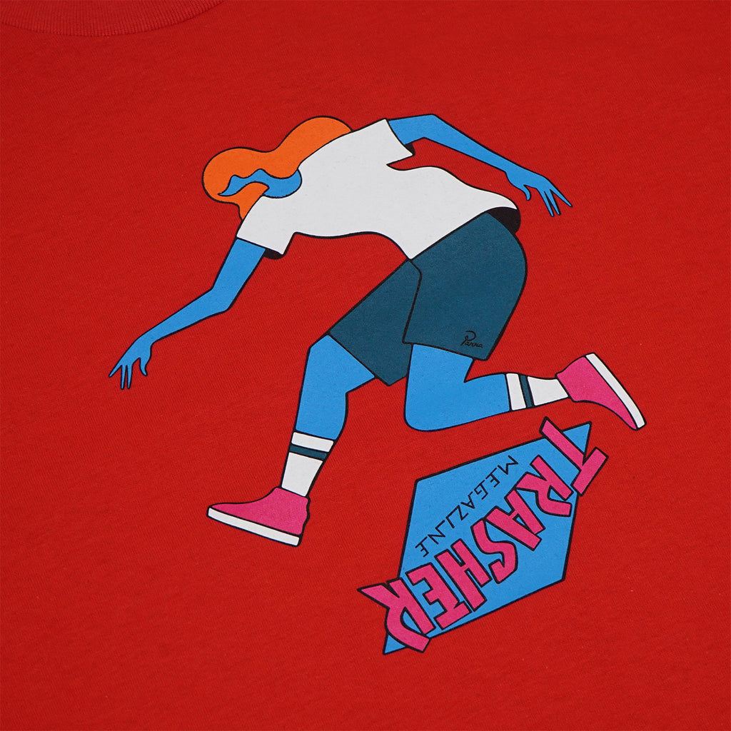 Red thrasher shirt best sale