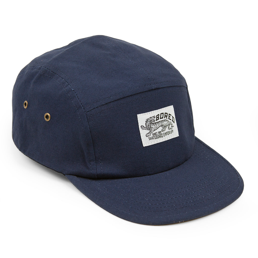 Bored of Southsea Daily Use 5 Panel Cap in Navy