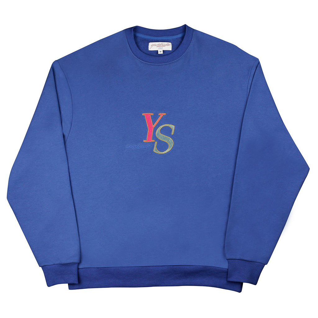 Yardsale YS Marble Crewneck in Blue | Bored of Southsea