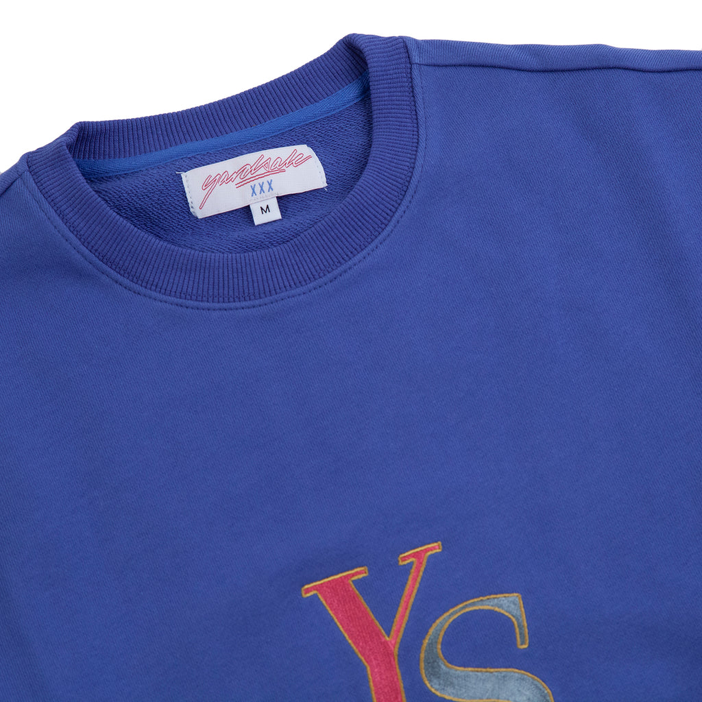 Yardsale YS Marble Crewneck in Blue | Bored of Southsea