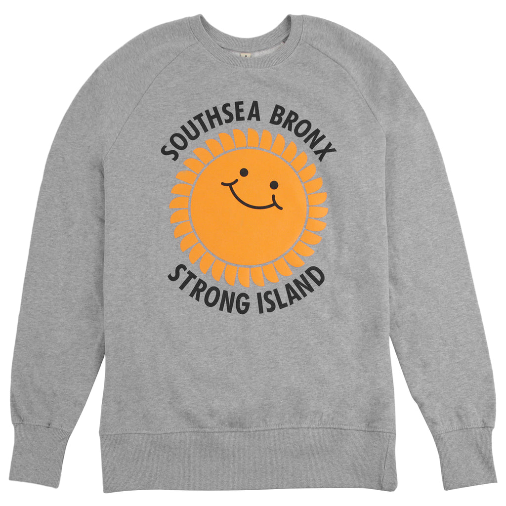 Southsea Bronx Strong Island Sweatshirt in Heather Grey