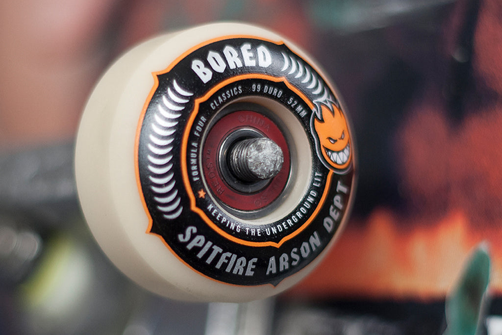 Bored x Spitfire Arson Dept. Formula Four Wheels