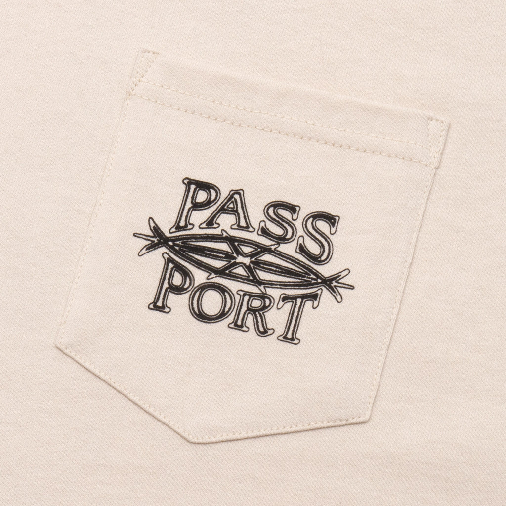 PASS~PORT Lasso Pocket T Shirt - Natural