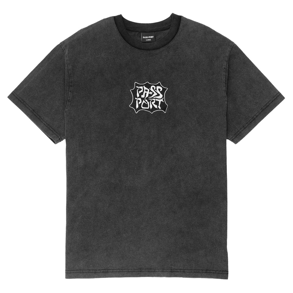 PASS~PORT Glyph T Shirt - Acid Black - main
