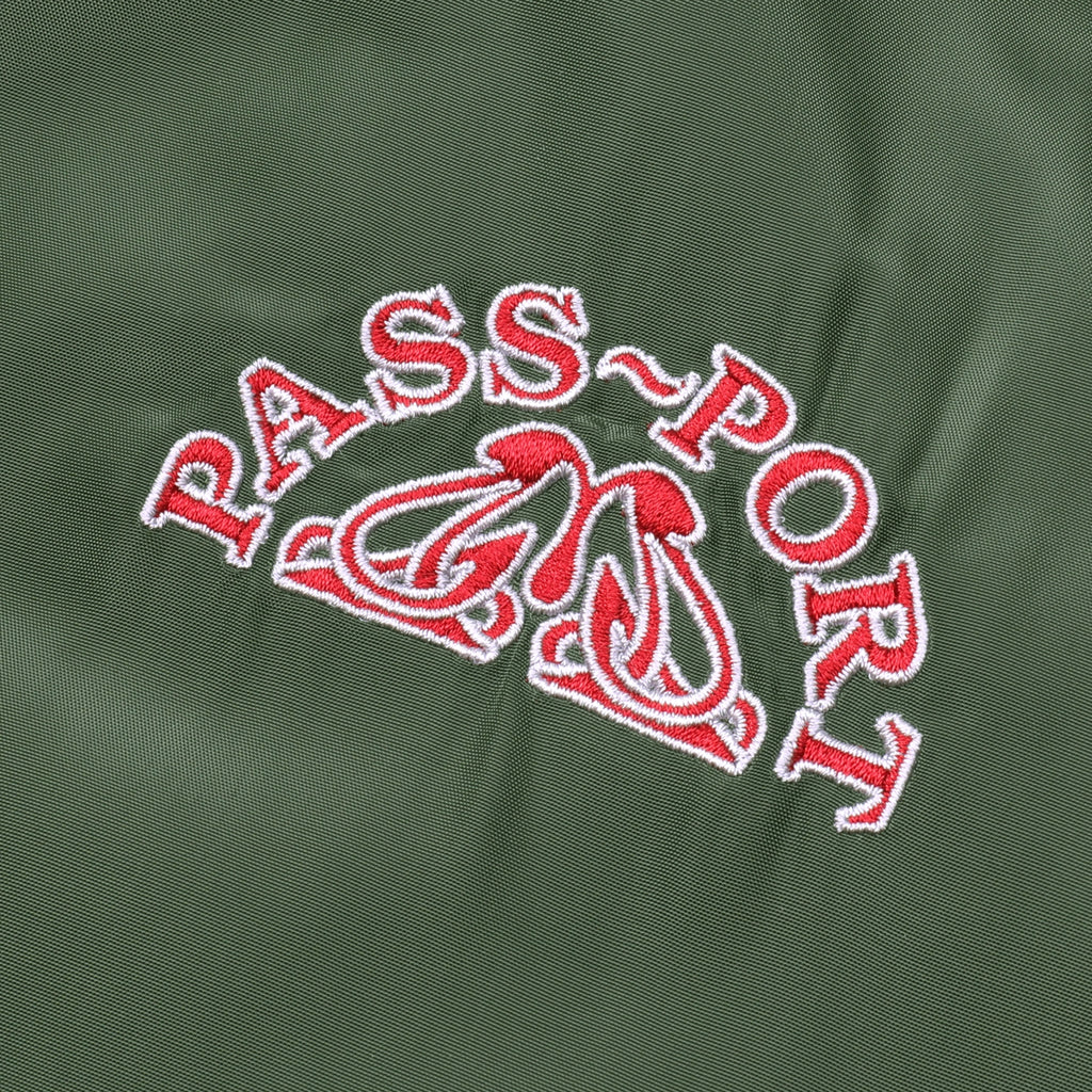 PASS~PORT Crystal Embroidery Freight Jacket - Olive