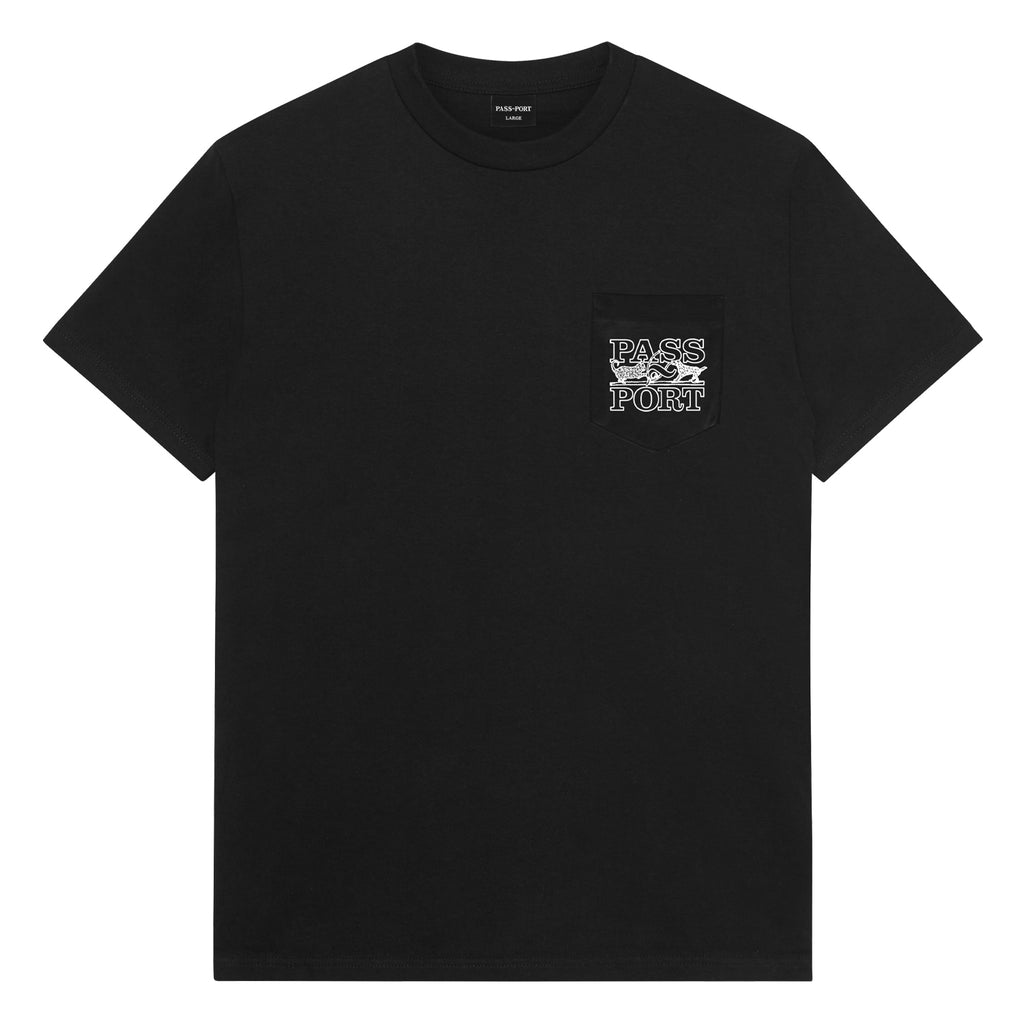 PASS~PORT Trinkets Pocket T Shirt - Black