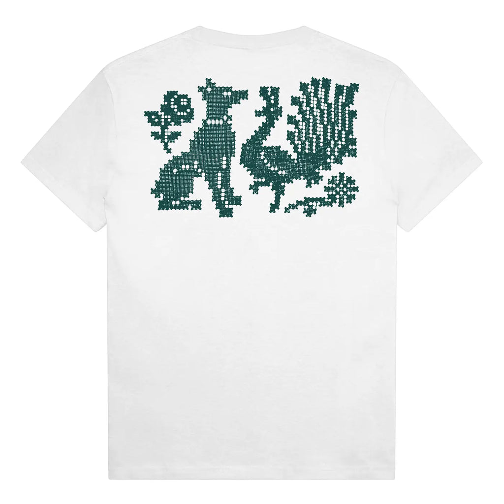 PASS~PORT Needlework T Shirt - White - main