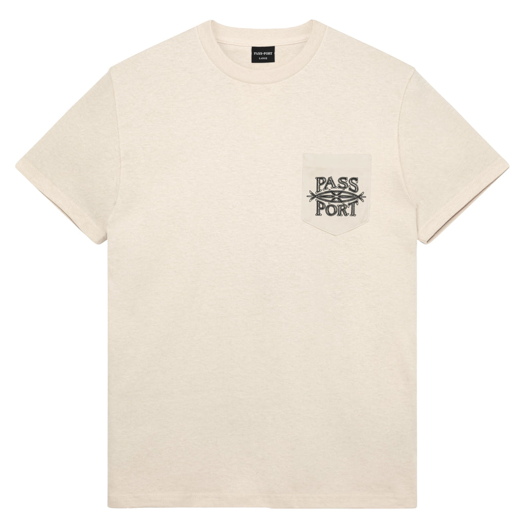PASS~PORT Lasso Pocket T Shirt - Natural