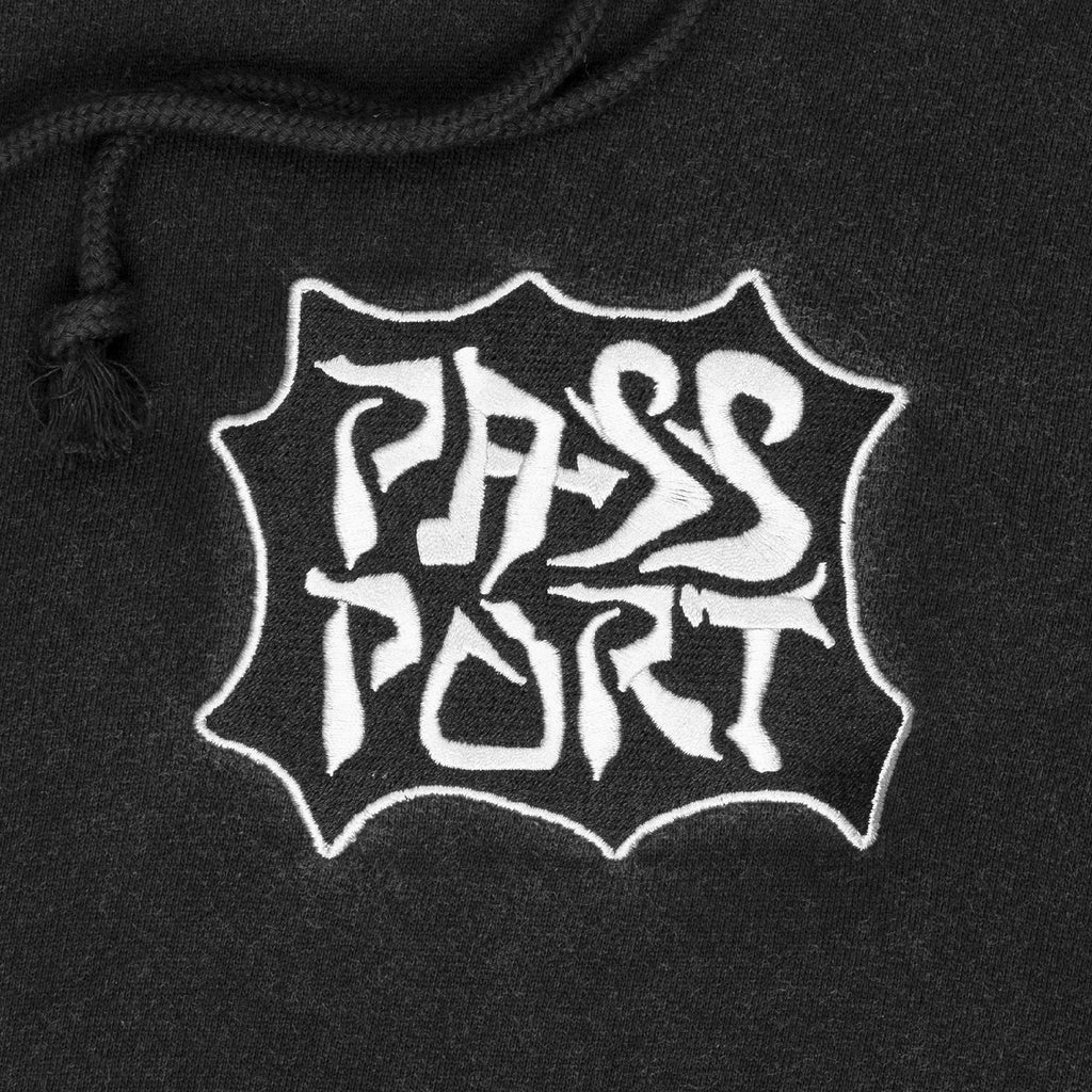 PASS~PORT Glyph Hoodie - Acid Black