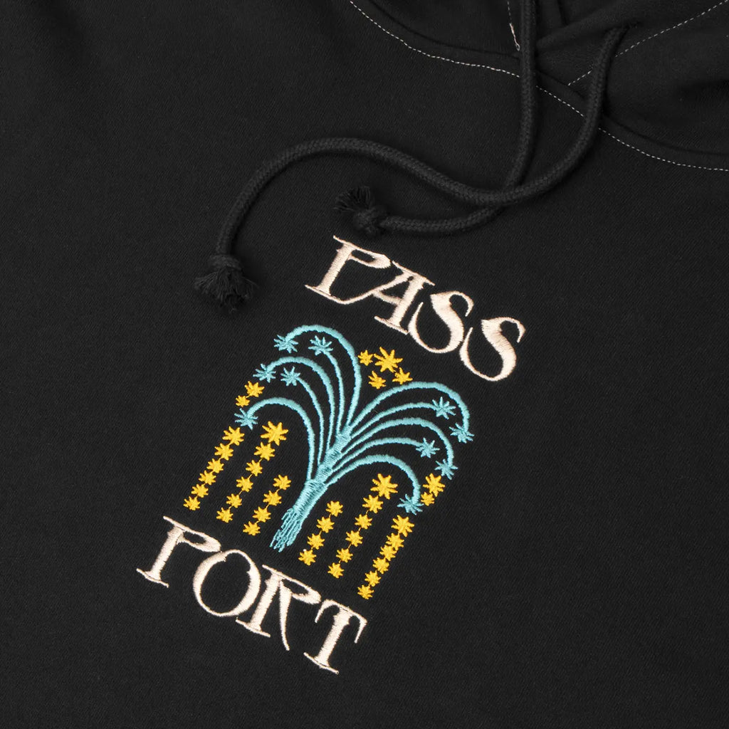 PASS~PORT Roman Candle Hoodie -  Black - front
