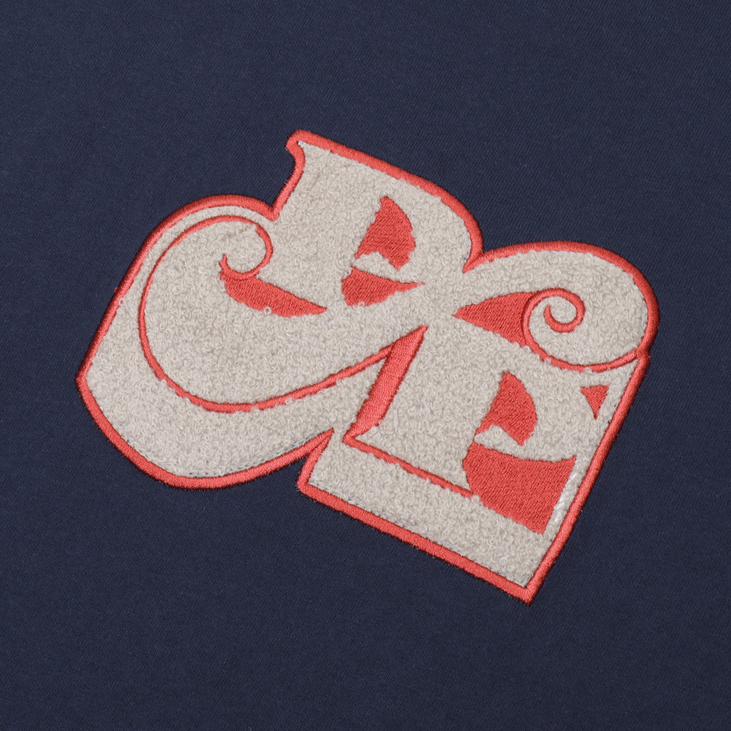 PASS~PORT Tilde T Shirt - Navy - close up