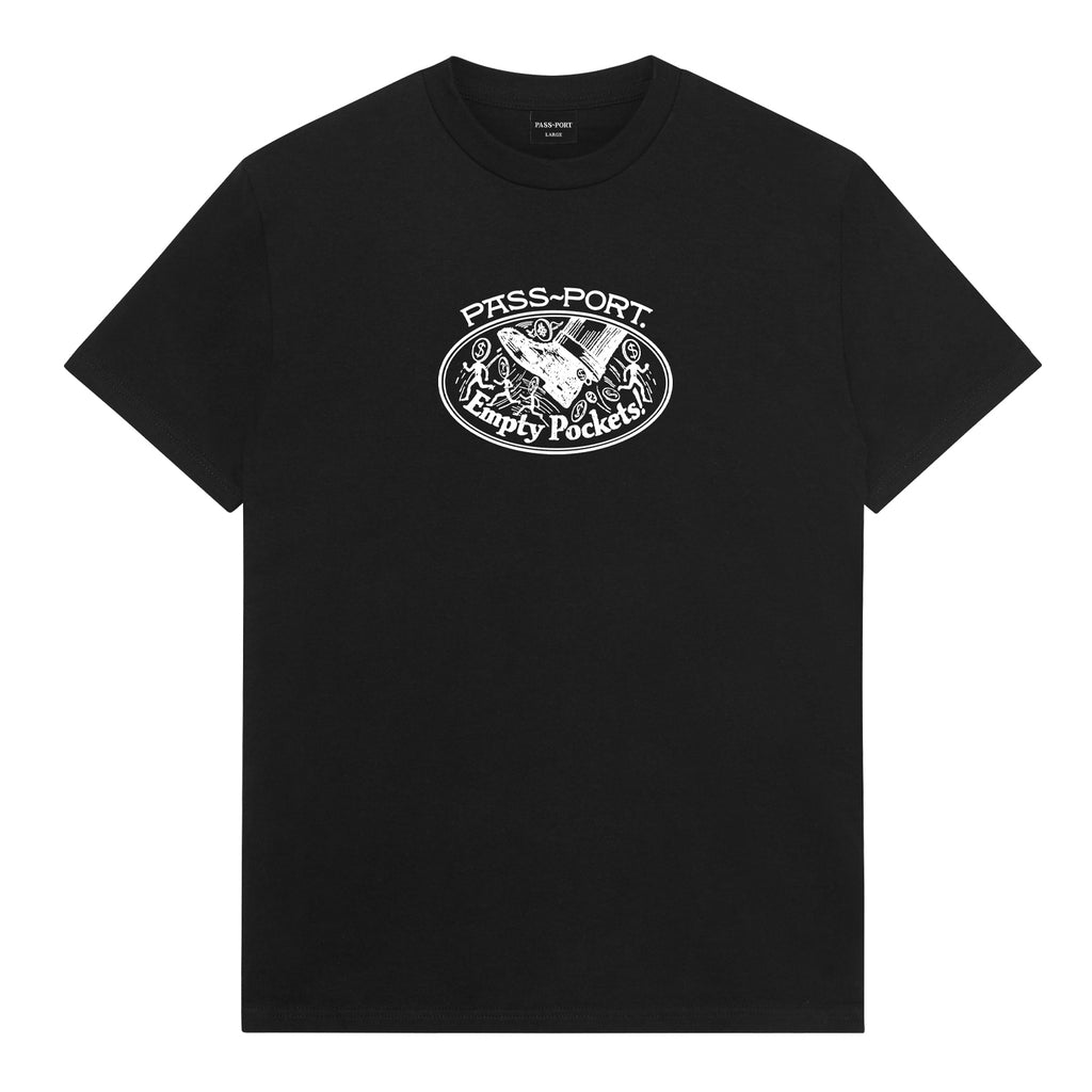PASS~PORT Empty Pockets T Shirt - Black - main