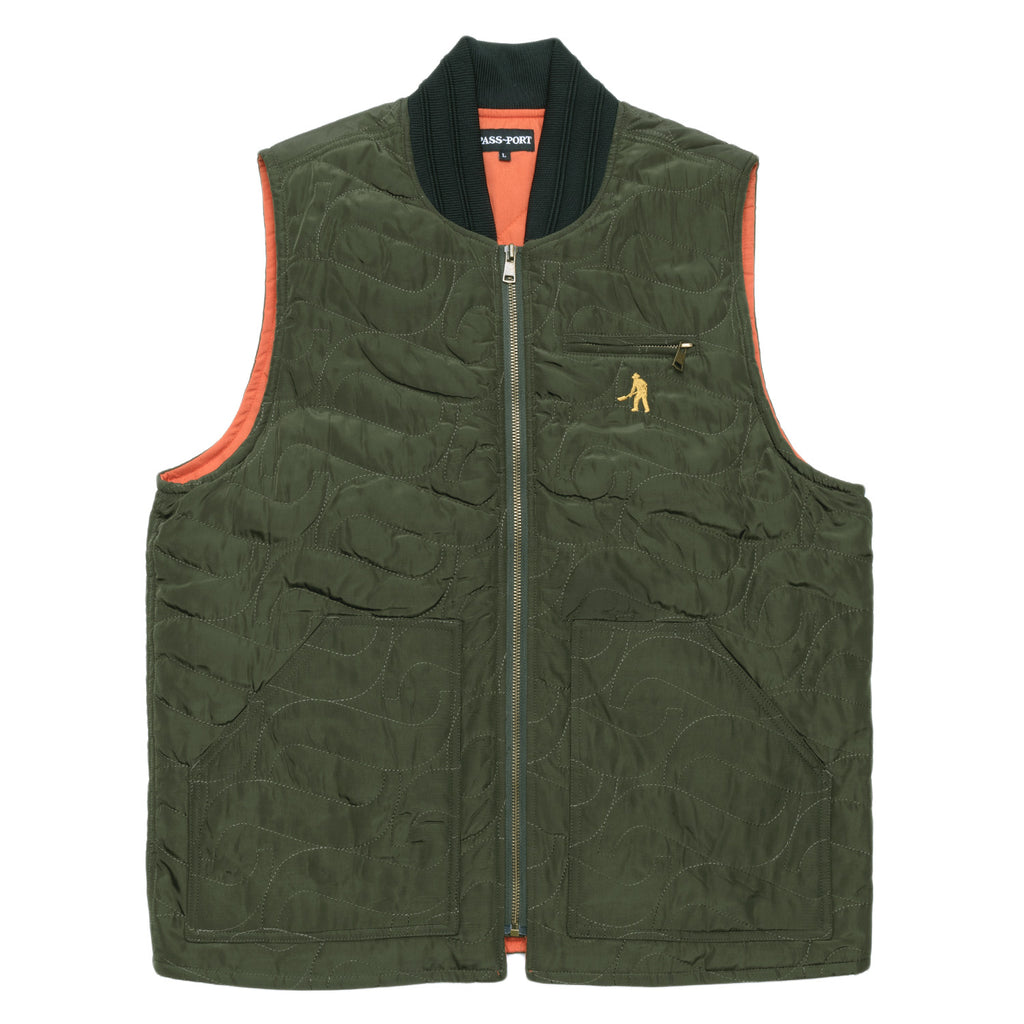 PASS~PORT Tilde Puff Packers Vest - Forest Green