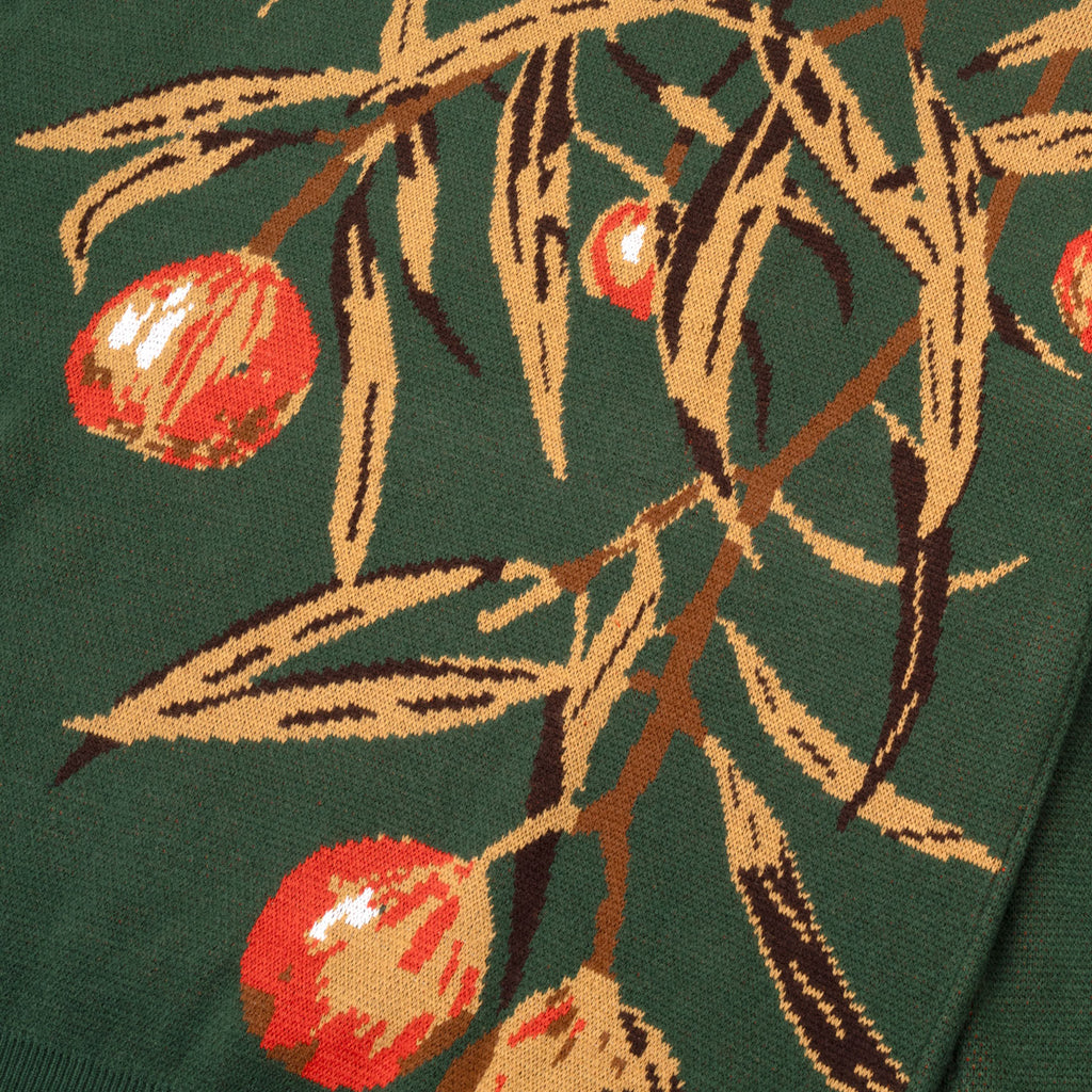 PASS~PORT Quandong Knit Sweater - Forest Green - back