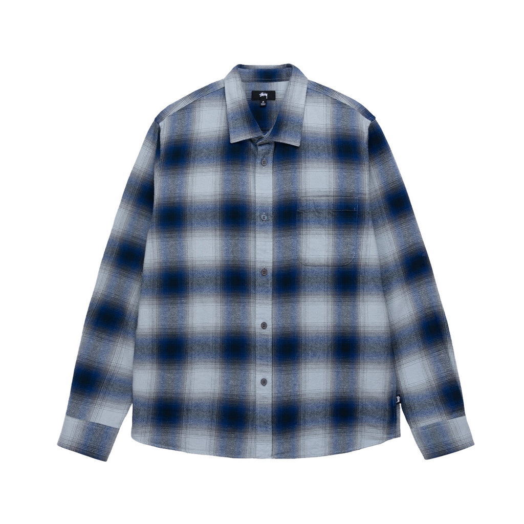 Stussy Bay Plaid Shirt - Navy