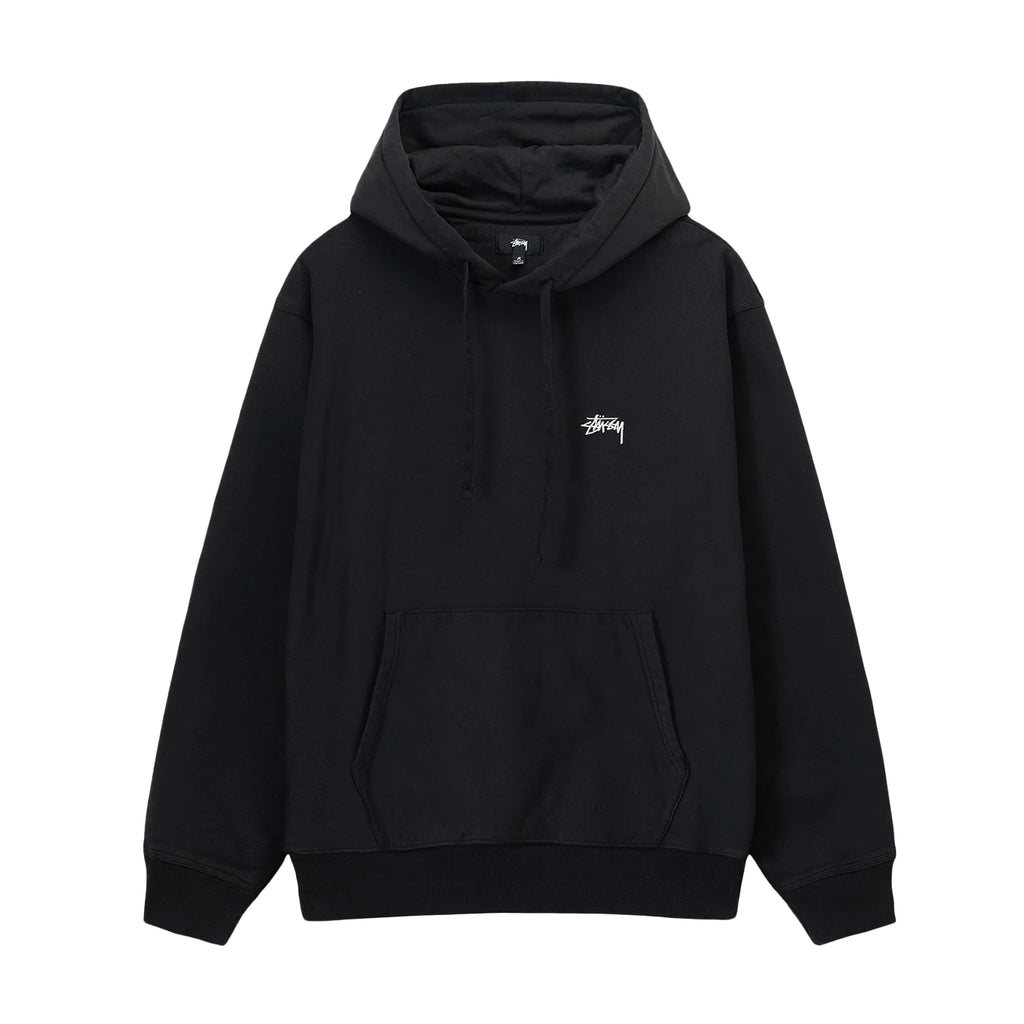 Stussy Stock Logo Hoodie - Black
