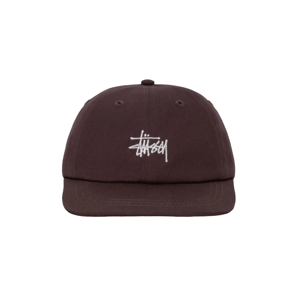 Stussy Basic Stock Low Pro Cap - Chocolate