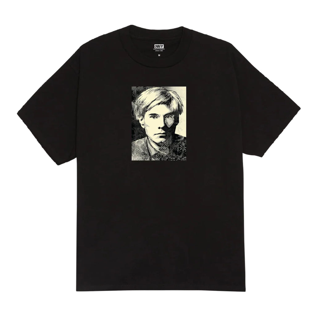 Obey Warhol T Shirt - Black - main