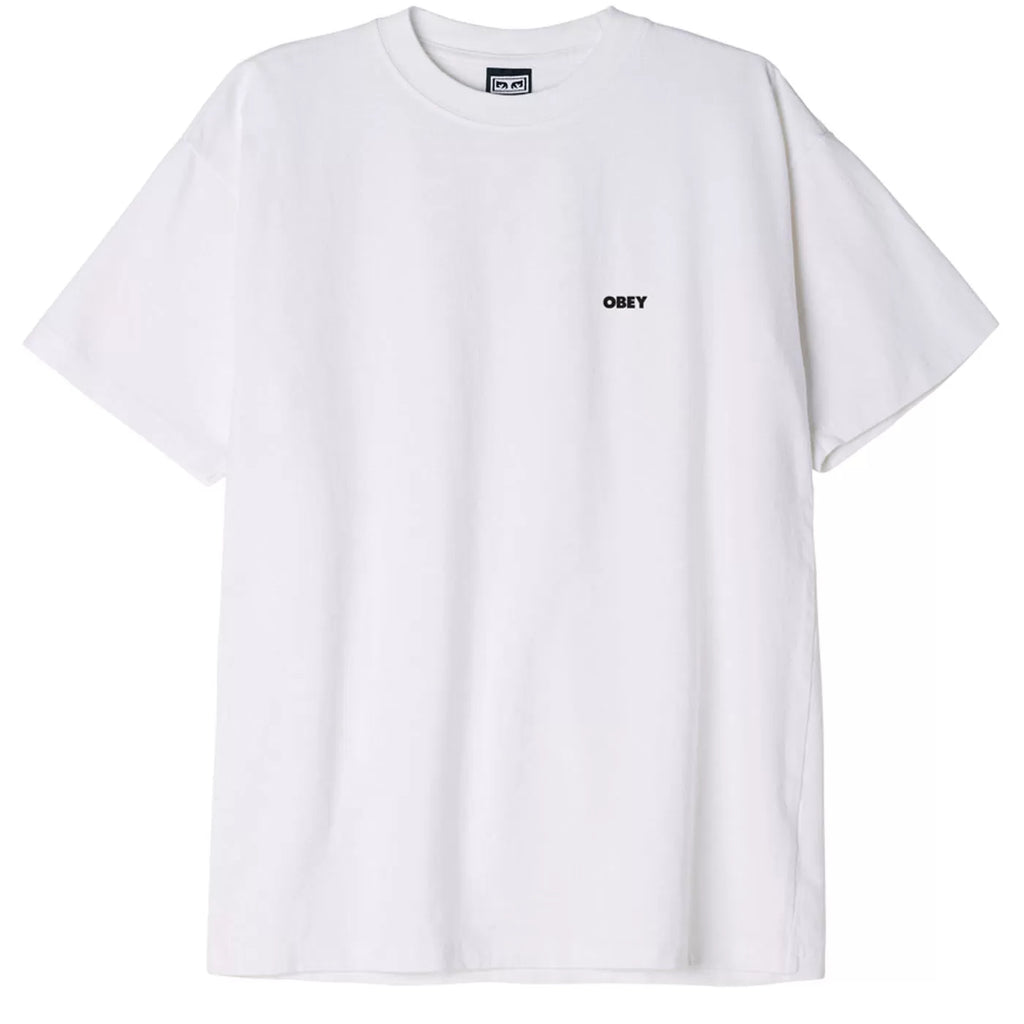Obey Bold Icon Heavyweight T Shirt - White