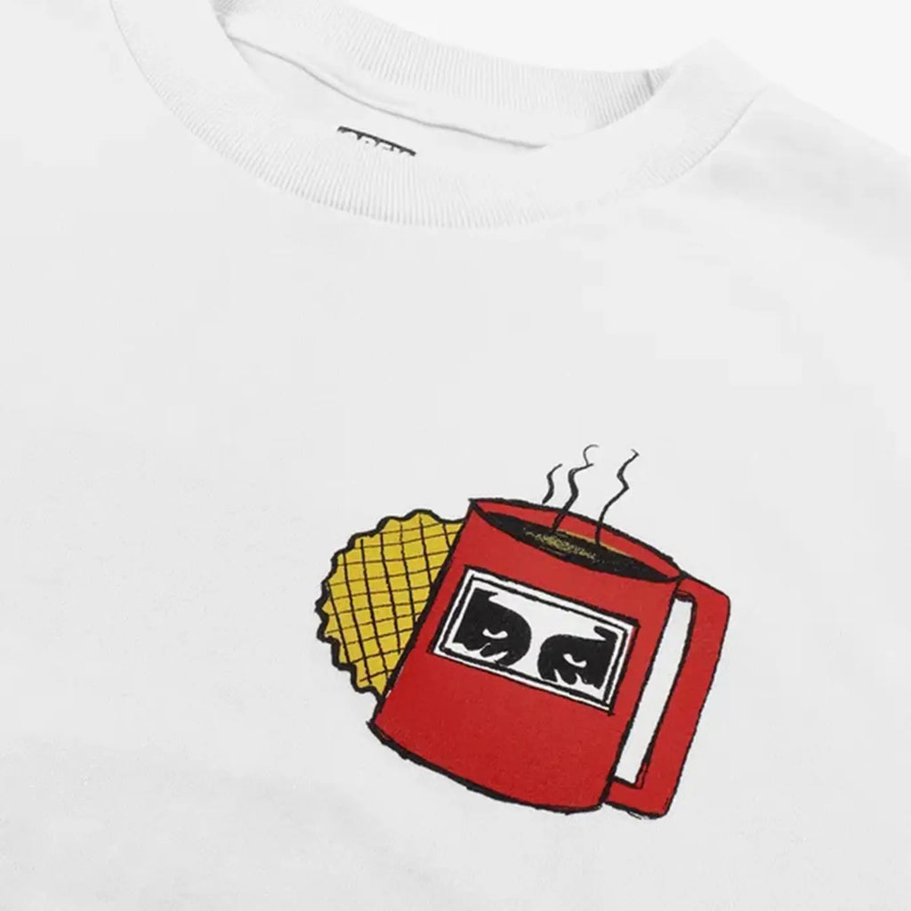 Obey Coffee Cup T Shirt - White