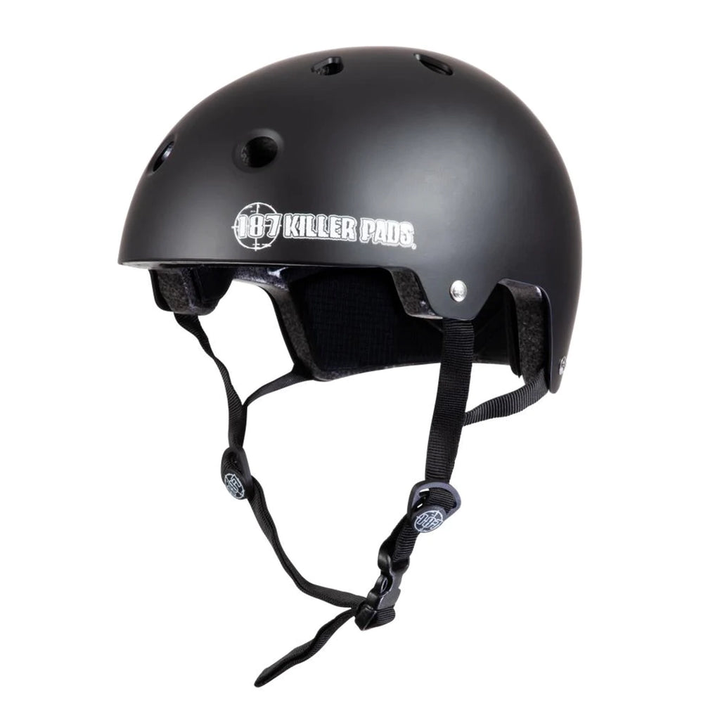 187 Killer Pads Youth Helmet - Matt Black