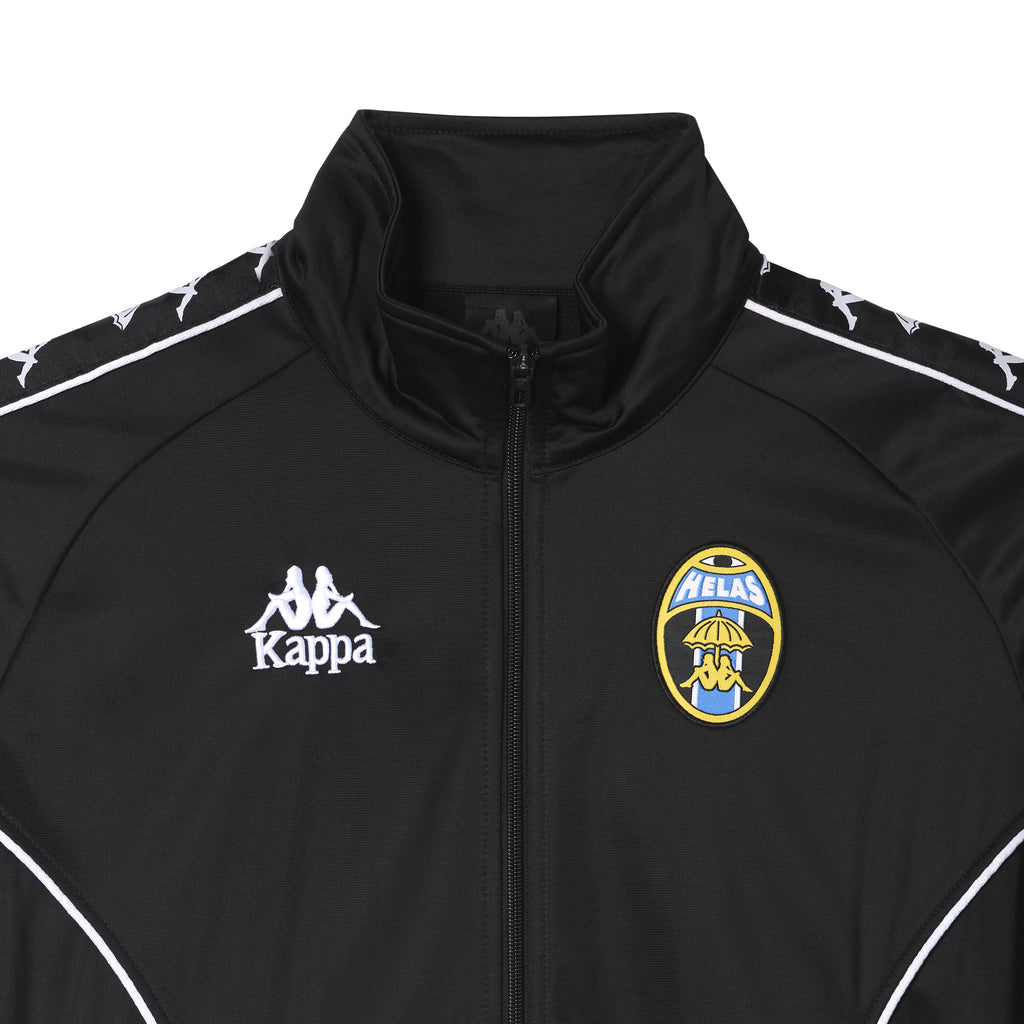 Helas x Kappa Tracksuit Jacket - Black - front