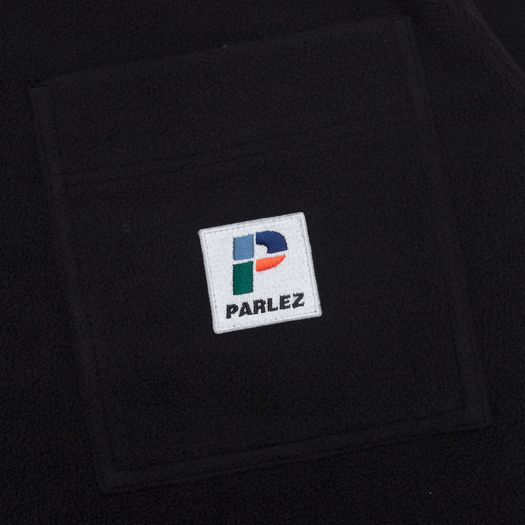 Parlez Skipper Fleece Shirt - Black - pocket