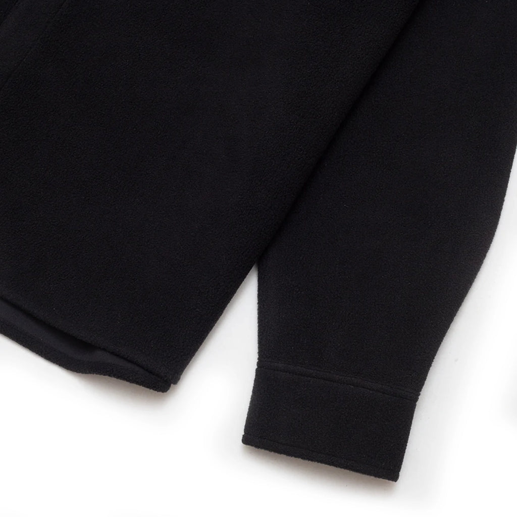 Parlez Skipper Fleece Shirt - Black - cuff