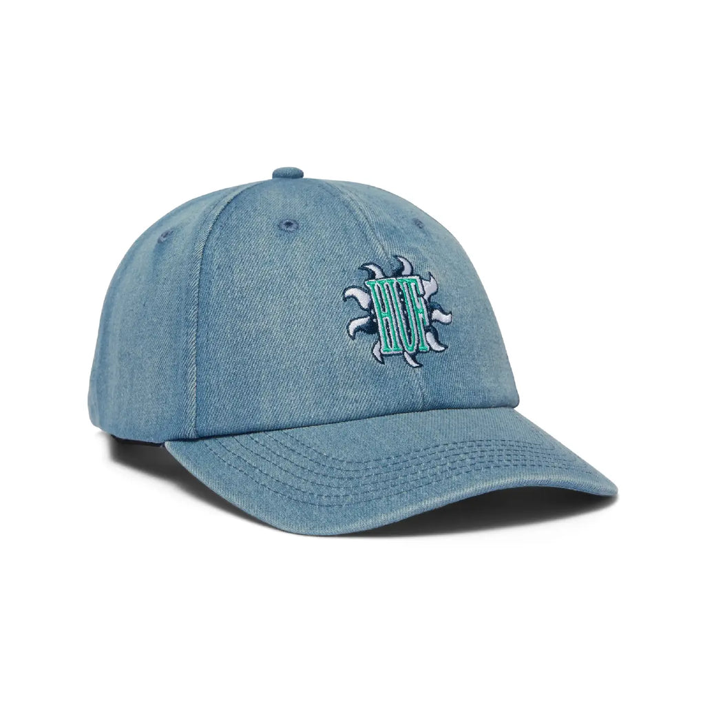 HUF Apollo Denim 6 Panel Cv Hat  - Light Blue - main