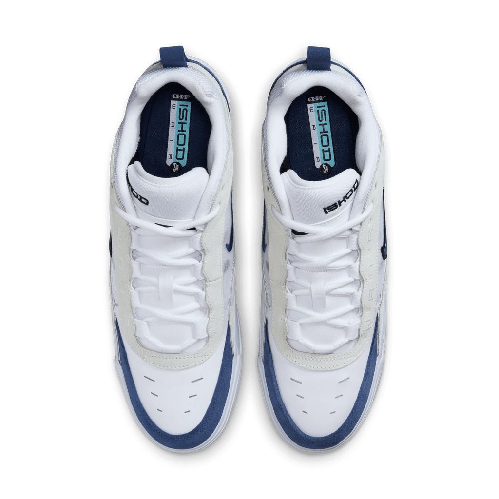 Nike SB Air Max Ishod Shoes - White / Navy - Summit White - Black
