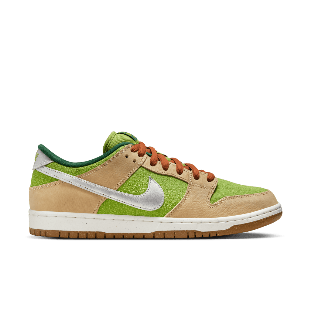 Nike SB Dunk Low Pro - Sesame / Metallic Silver - Pear - Fir - main