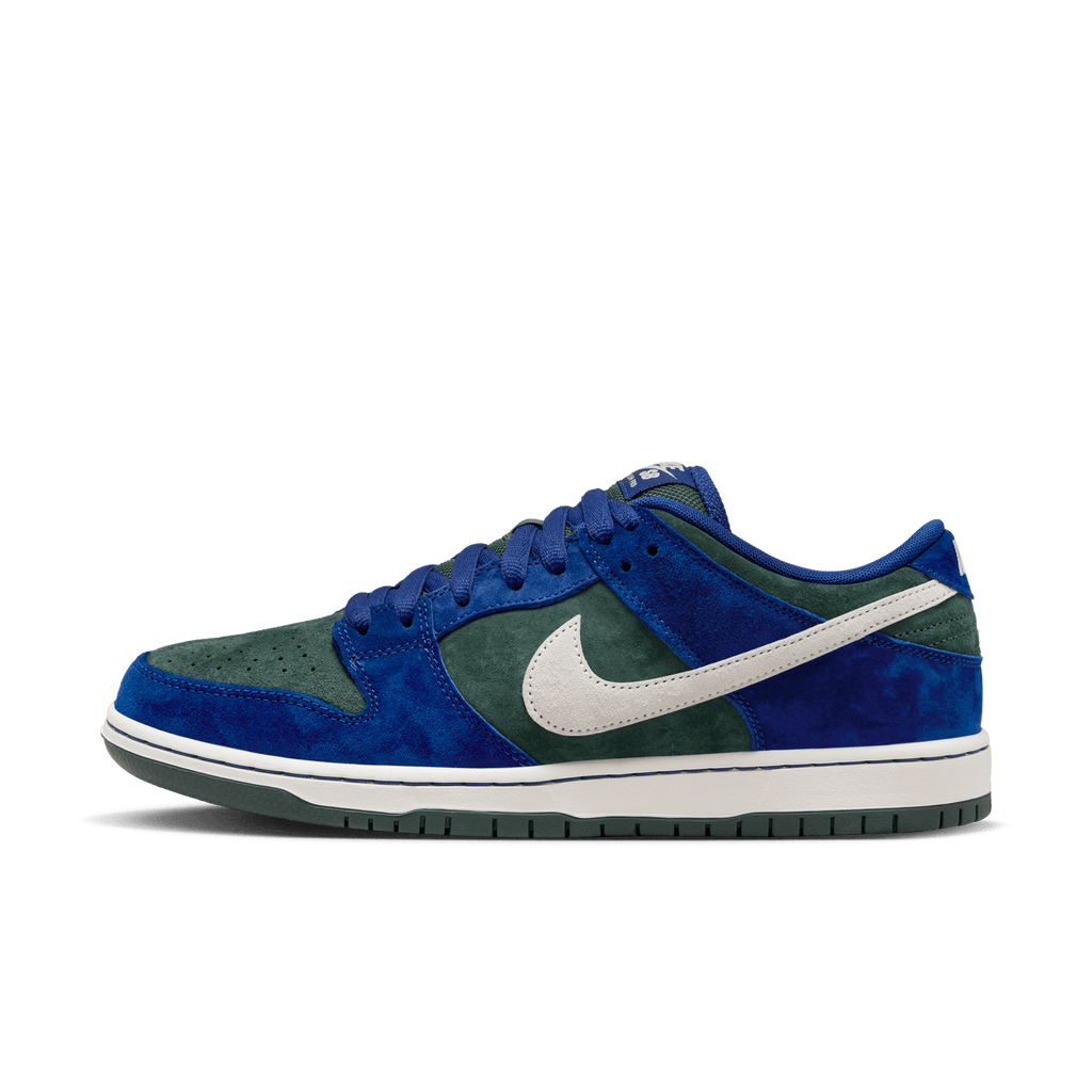 Nike SB Dunk Low Deep Royal Blue / Sail - Vintage Green - Inside profile