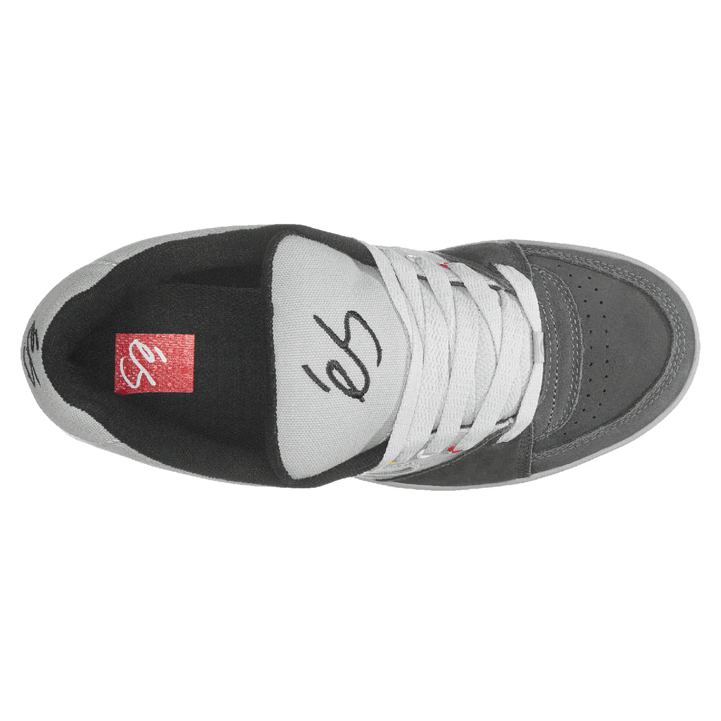 éS Accel OG Skate Shoes - Dark Grey / Light Grey - top