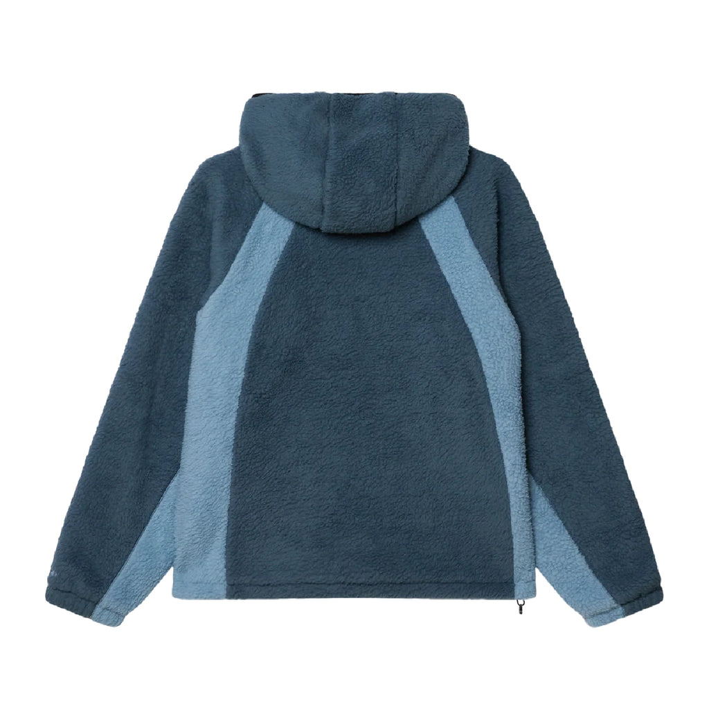 Obey Alta Fleece  Jacket - Blue Multi - back