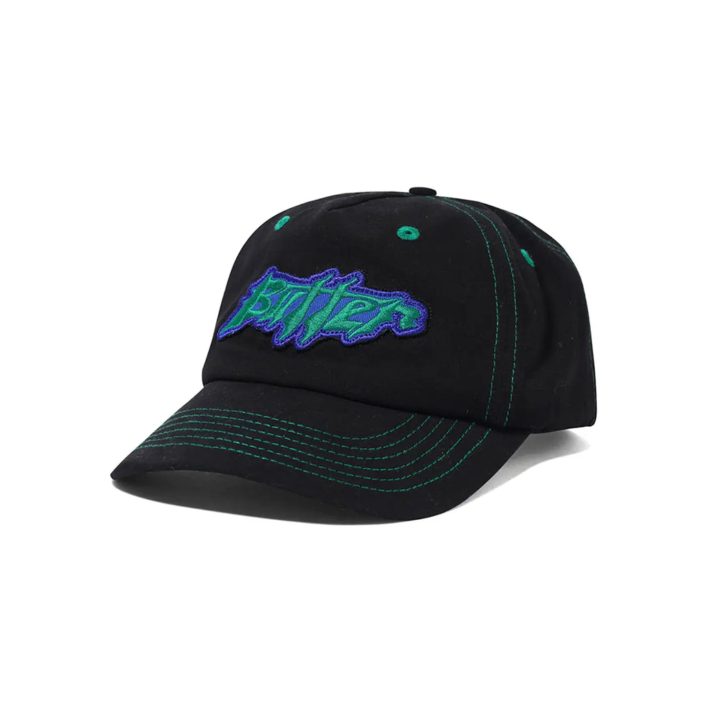 Amplify 5 Panel Cap in Black by Butter Goods | Bored of Southsea