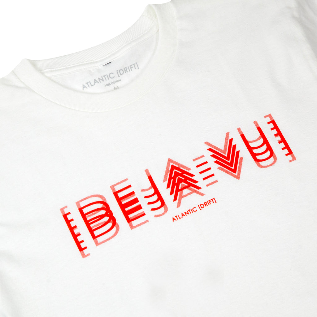 Atlantic Drift Deja-Vu T Shirt - White - Text