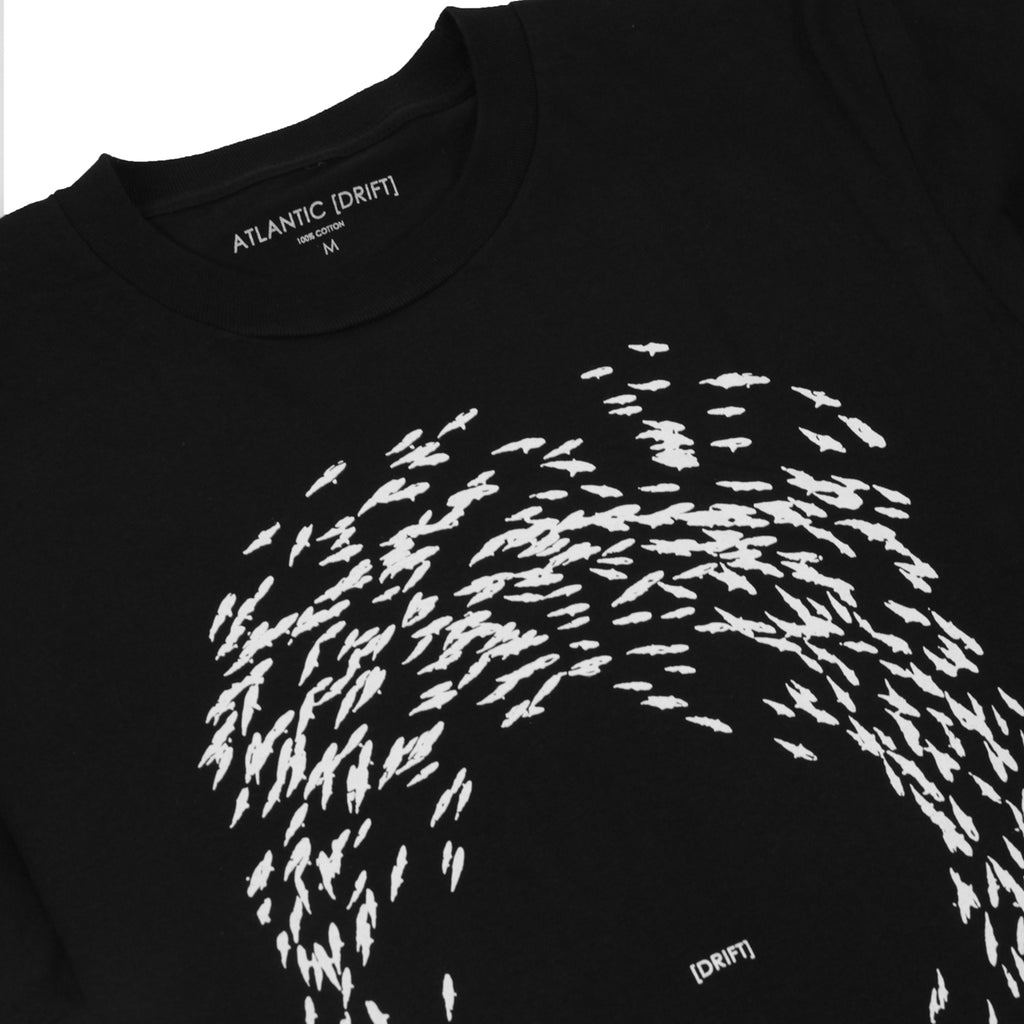 Atlantic Drift Fish Glow Tech T Shirt - Black