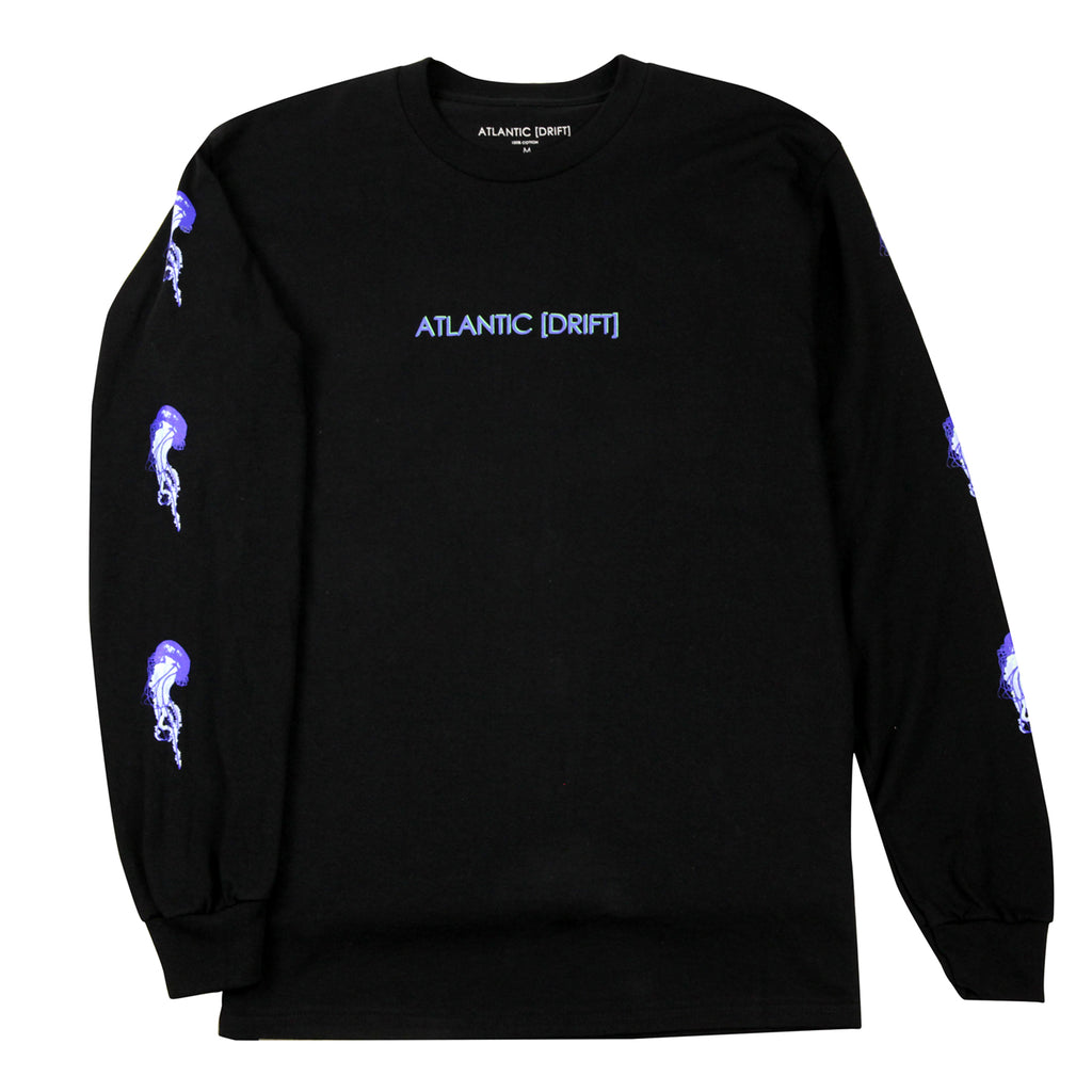 Atlantic Drift OG Jelly L/S T Shirt - Black - Arm detail