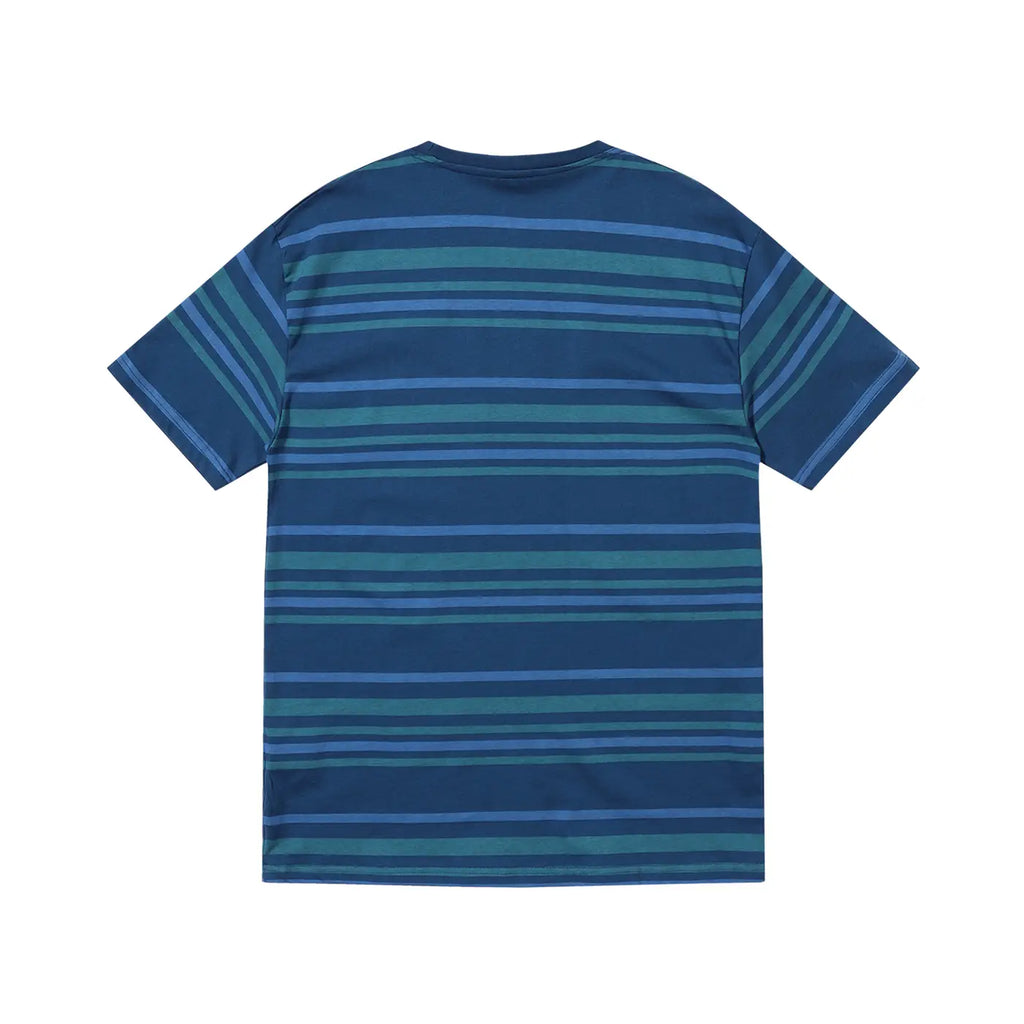 Helas Bandes T Shirt - Teal Blue